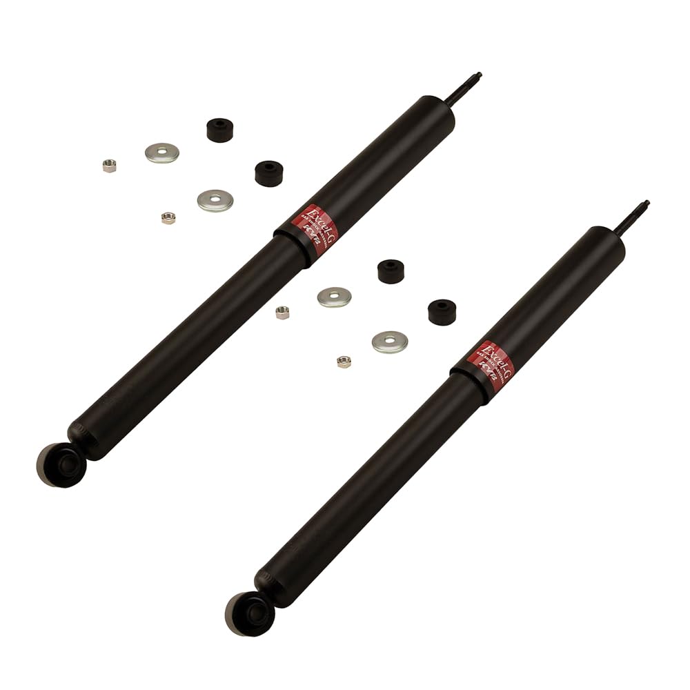 New Pair Rear Excel-G Shocks Struts for Buick Skyhawk & Cadillac Cimarron (1977-2005) - BuyAutoParts 77-60537AO - Improve Ride Comfort & Stability for Classic Cars