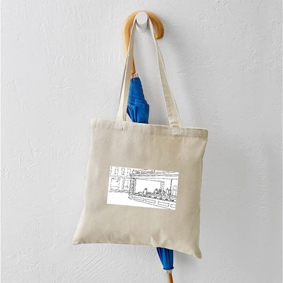 CafePress Nighthawks Stick Tote Bag - Natural Canvas Reusable Shopping Bag for Groceries, Beach & Daily Use