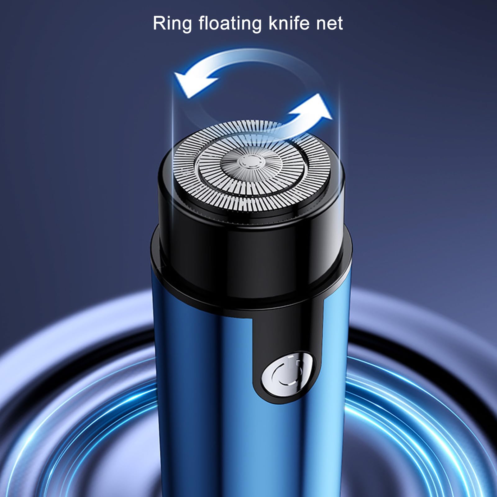 Premium Rechargeable Electric Shaver for Men - Wet & Dry Use, Anti-Slip Grip, Travel-Friendly - Perfect for Home, Gym, and Business Trips
