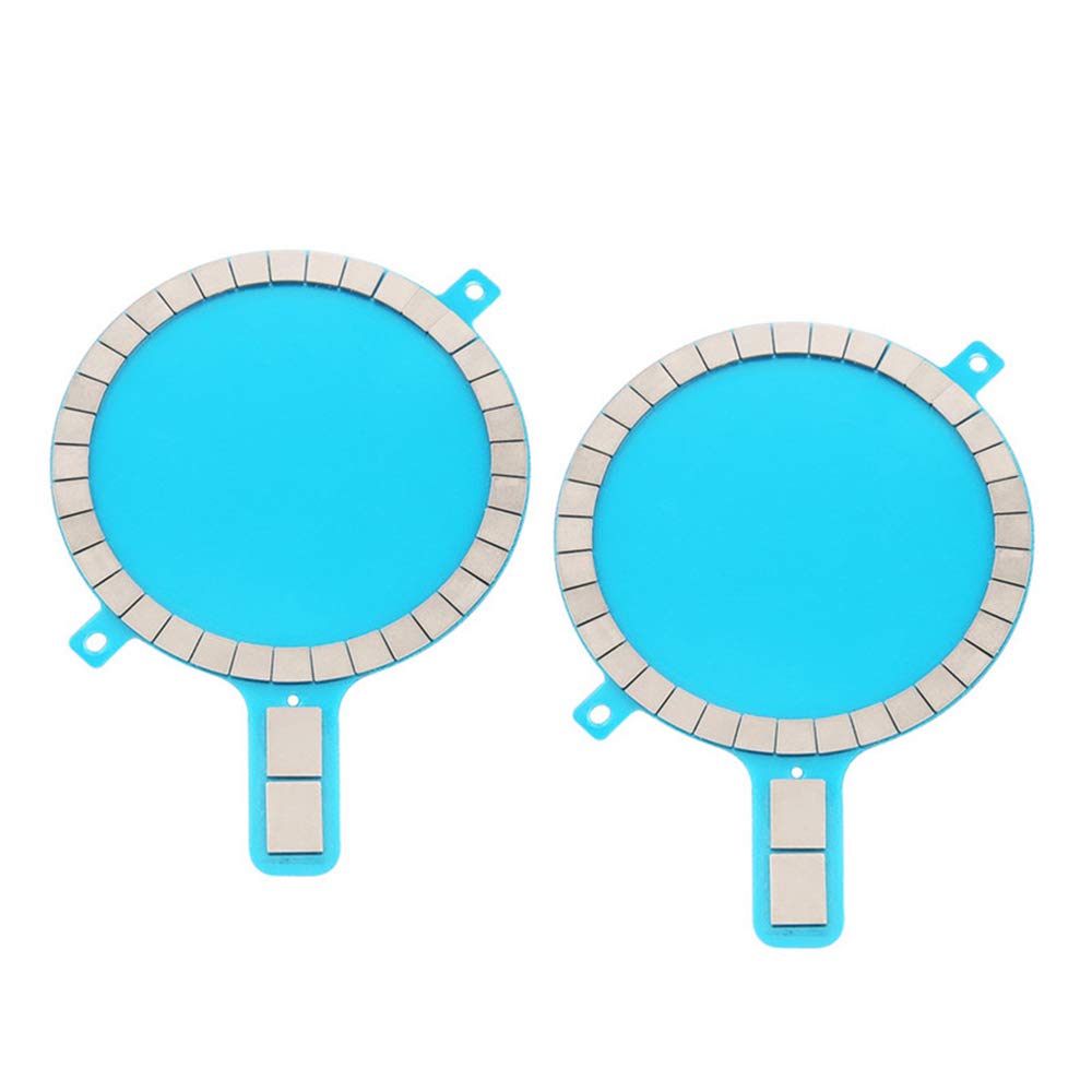 XZC MagSafe Magnet Sticker - Strong Magnetic DIY Wireless Charging Stickers for iPhone 12/11/Pro Max/Mini/Xs/Xr - Compatible with MagSafe Cases & Accessories (2Pcs) - Perfect for Home, Office & Travel Charging