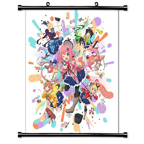 Dropout Idol Fruit Tart Anime Fabric Wall Art Poster (16x18 Inches) - Vibrant Anime Decor for Bedroom, Game Room & Office