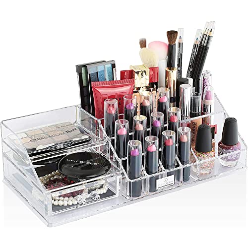 Clear - 19 Slots & 1 Drawer