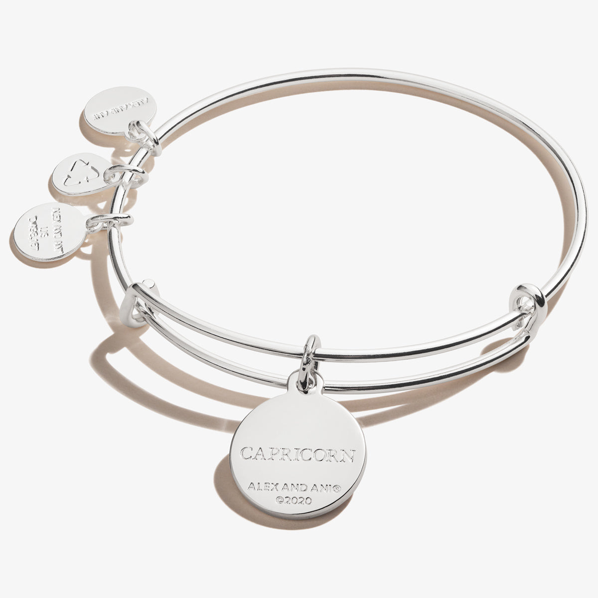 Capricorn Zodiac Charm Bracelet - Sterling Silver Zodiac Sign Bangle for Women - Perfect for Birthday Gifts & Astrology Jewelry Collection