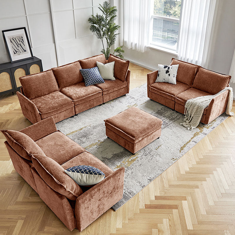 Harmetrix Oversized Soft Sectional Couch with Storage | Modern L-Shaped Sofa Bed with Hidden Compartment | Perfect for Living Room, Family Room & Small Spaces