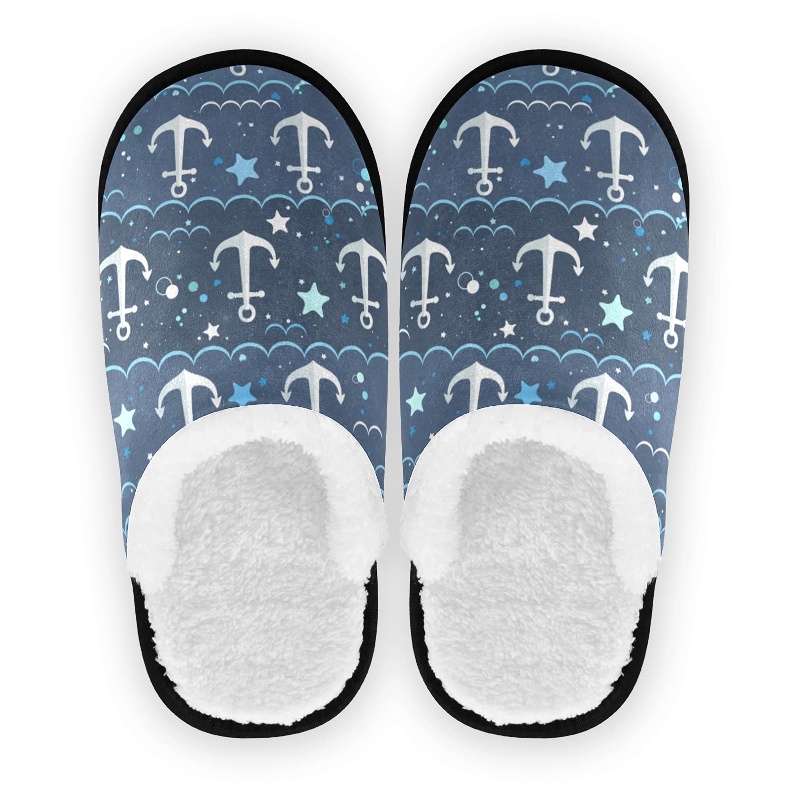 Mexican Sugar Skull Slippers for Women & Men - Funny Couples Slippers with Fuzzy Plush Lining - Slip On House Shoes for Indoor & Outdoor Use - Perfect for Halloween, Dia de Los Muertos, and Cozy Home Wear