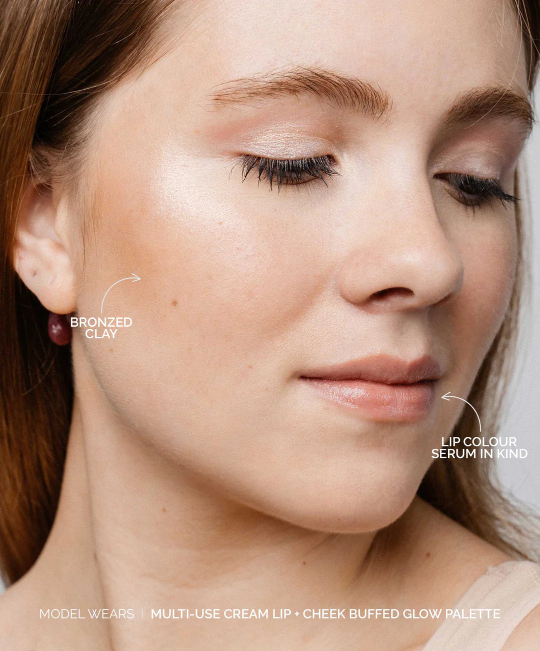 Multi-Use Ceramide Cream Lip & Cheek Palette - Hydrating Moisturizing Makeup for Dry Skin - Perfect for Daily Use, Travel & On-the-Go Touch Ups