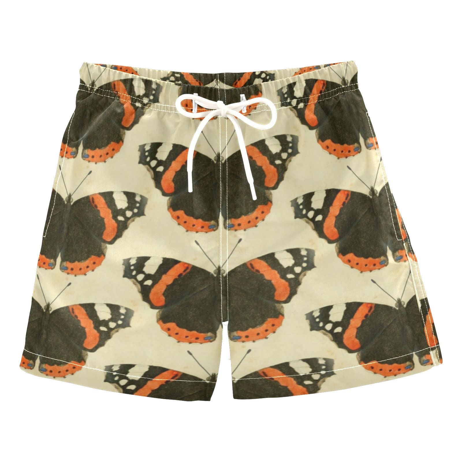 **Boys' Butterfly Swim Trunks - Quick Dry Toddler Swimwear for Kids 2-8 Years - Perfect for Beach, Pool & Summer Play**