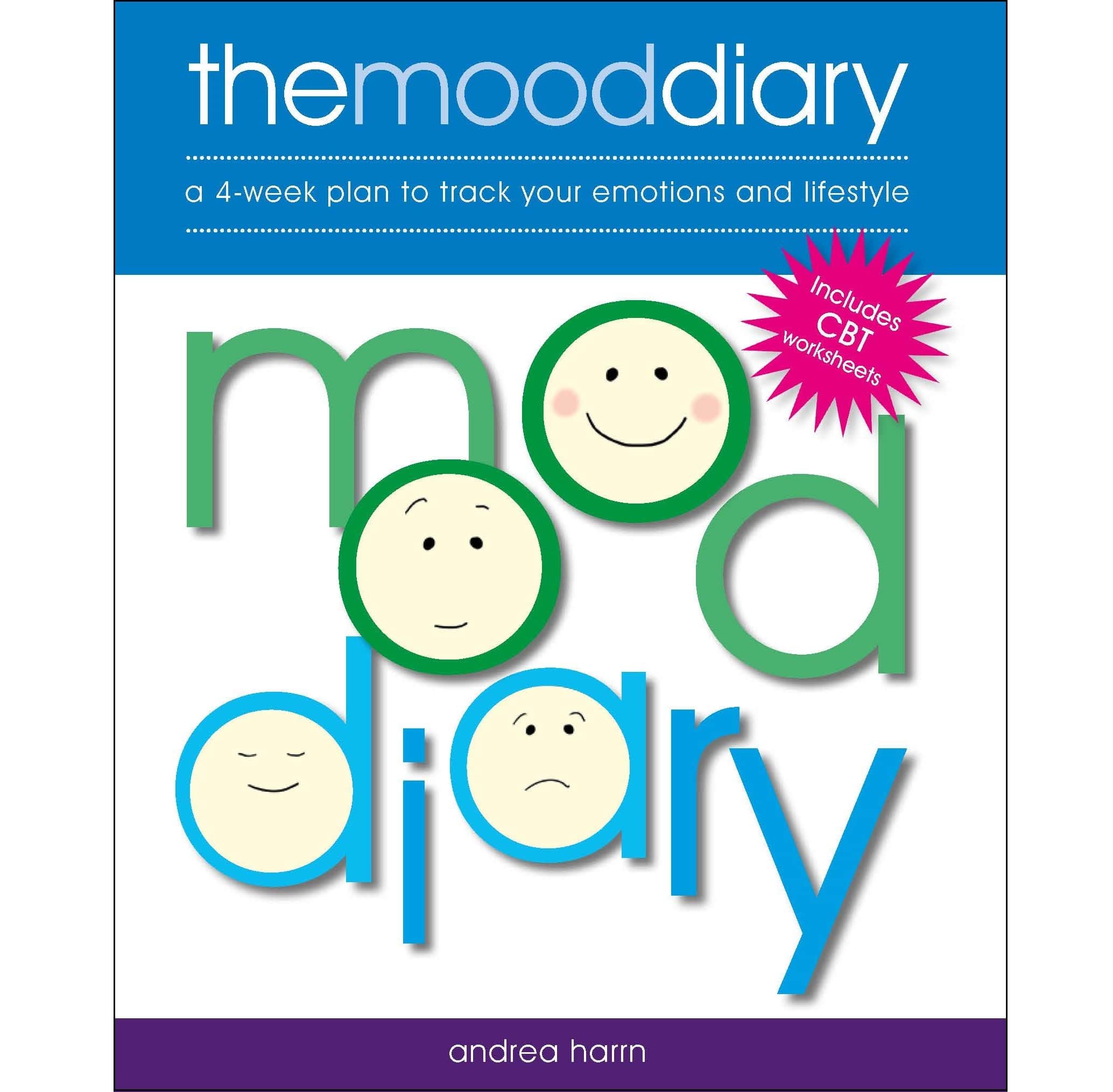 Mood Diary Journal - Reflective Writing Notebook for Mental Health & Self-Care | Perfect for Therapy, Gratitude Practice, and Emotional Wellness Tracking