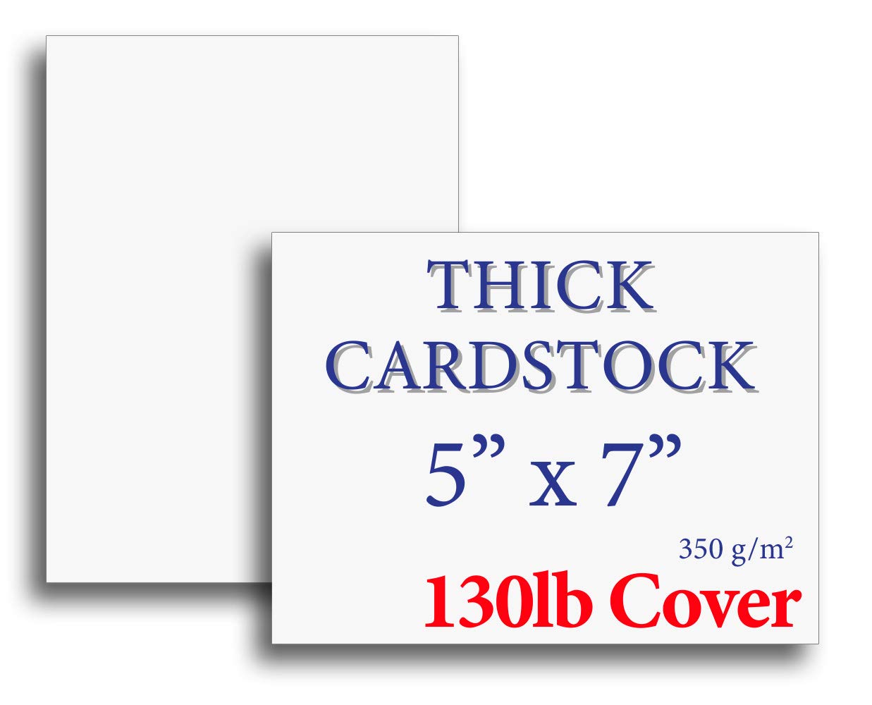 Premium 130lb Extra Heavy Duty Cardstock - 5