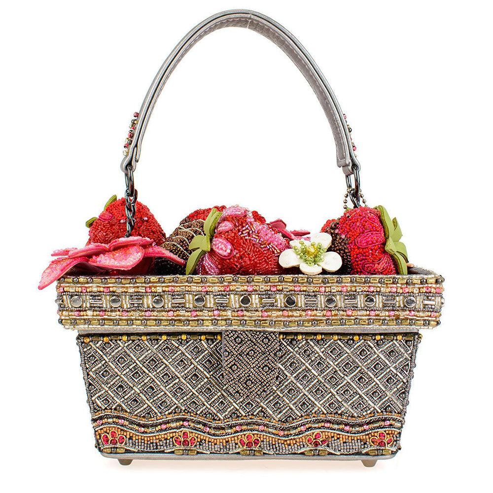 Stylish Mary Frances Berry Beautiful Top Handle Handbag for Women - Perfect for Parties, Weddings & Special Occasions