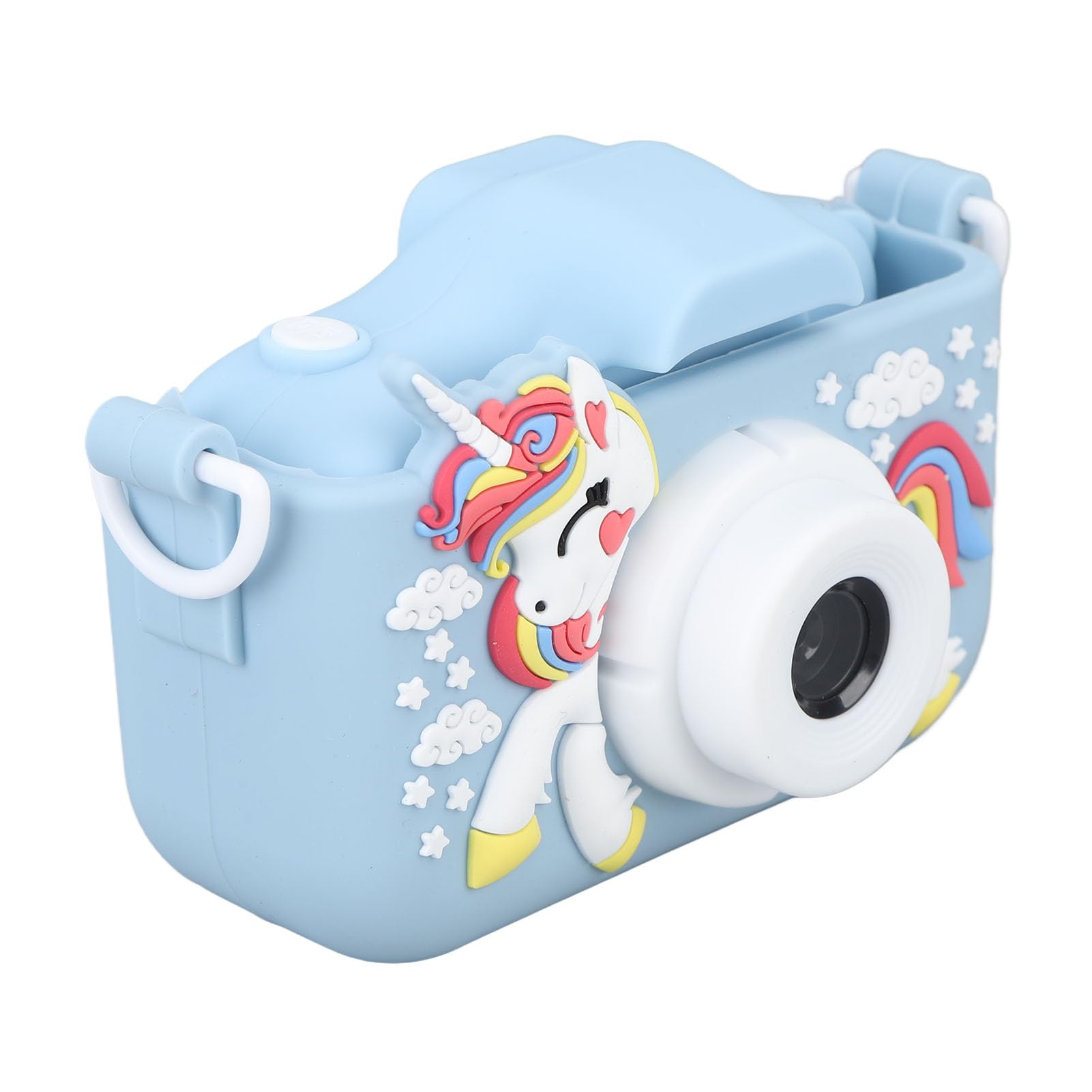 Kids Selfie Camera - HD Digital Video Recording, Auto Photography, Fun Gaming & Music Toy for Toddlers (Blue) | Perfect for Birthday Gifts, Travel, and Family Moments