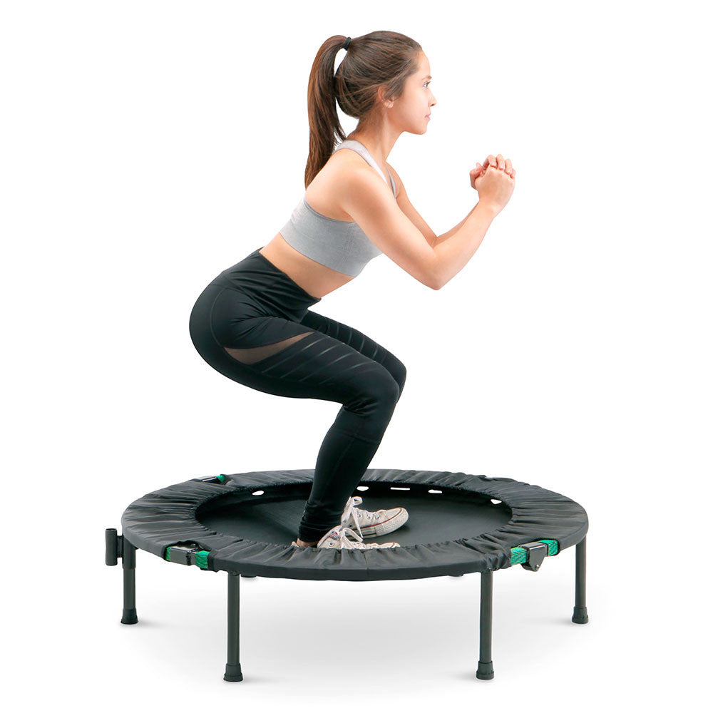 Marcy ASG 40 Cardio Trampoline Trainer - Best Rebounder for Home Workouts, Fitness & Weight Loss | Perfect for Indoor Exercise, Jump Training & Family Fun