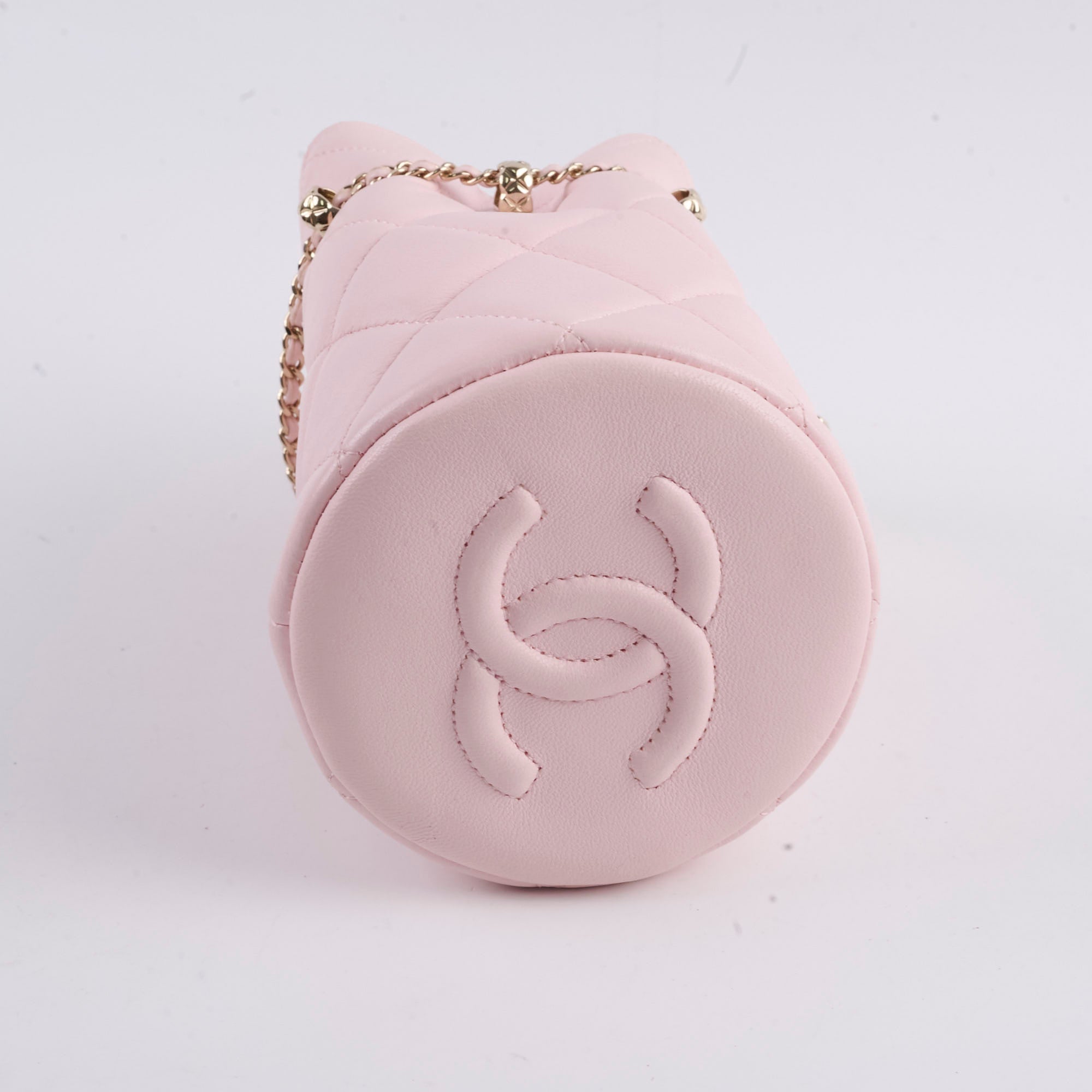 Chanel Micro Drawstring Bucket Bag in Light Pink | 32 Series | Luxury Crossbody Purse for Women | Perfect for Date Night, Travel & Everyday Use
