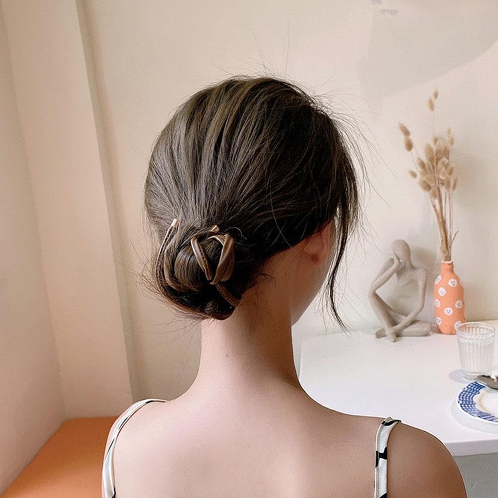 Fashionable PU Leather Scrunchies for Women - Soft Elastic Hair Ties for Long Hair, Ponytail Bands & Hair Ropes - Perfect for Workouts, Office, and Everyday Styling