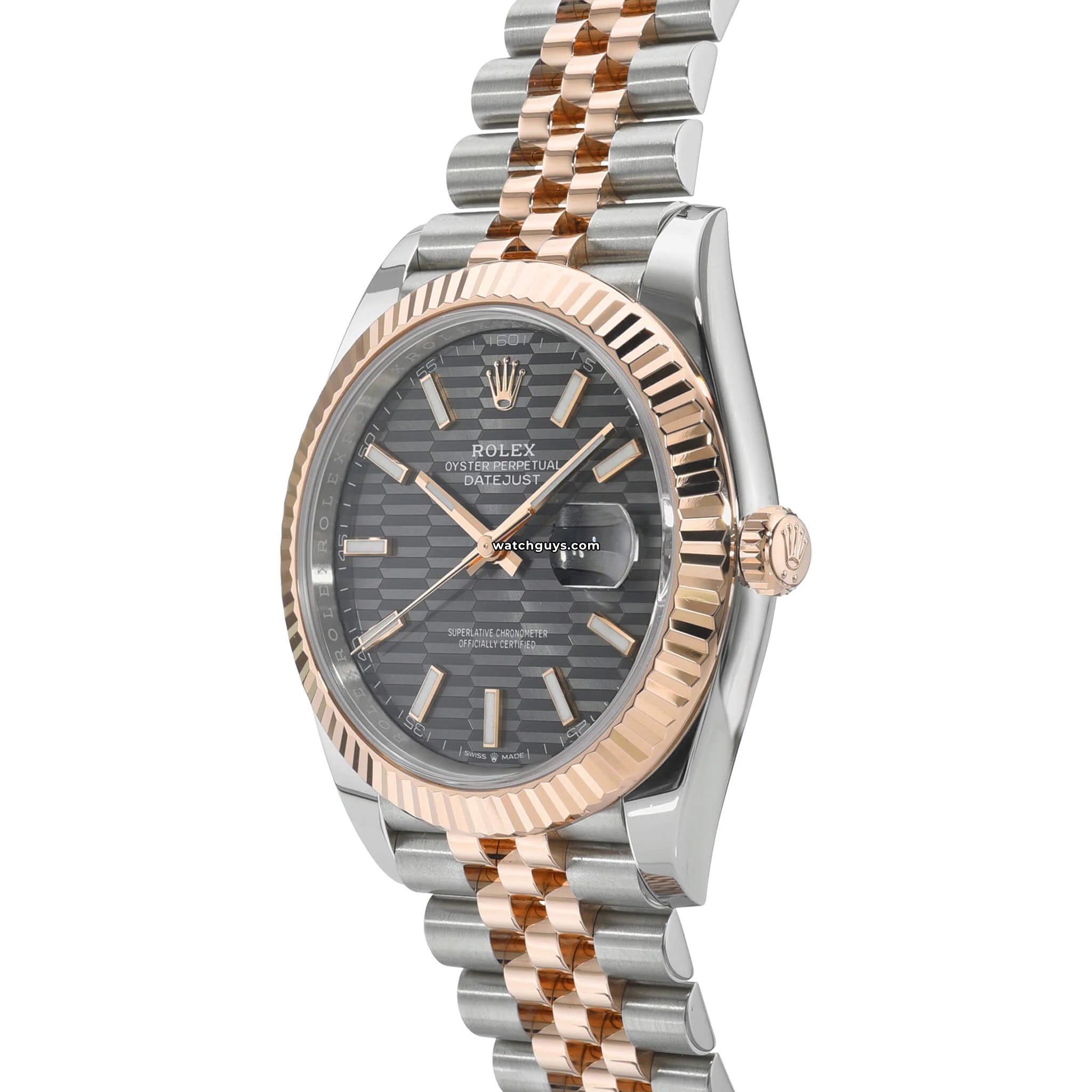 Rolex Datejust 126331 Men's Watch - Slate Dial, Fluted Bezel, Jubilee Bracelet - Luxury Automatic Watch for Business & Formal Occasions