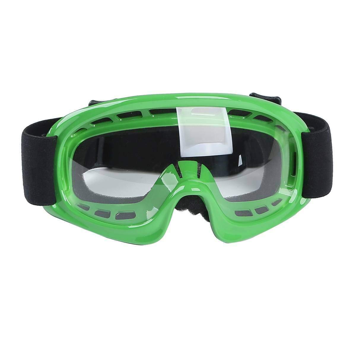 SLMOTO Dot Youth Kids Motocross Helmet - Offroad & Street Motorcycle Helmet for Dirt Bike & ATV - Green Flame Design with Goggles & Gloves - Perfect for Kids Riding, Racing, and Outdoor Adventures