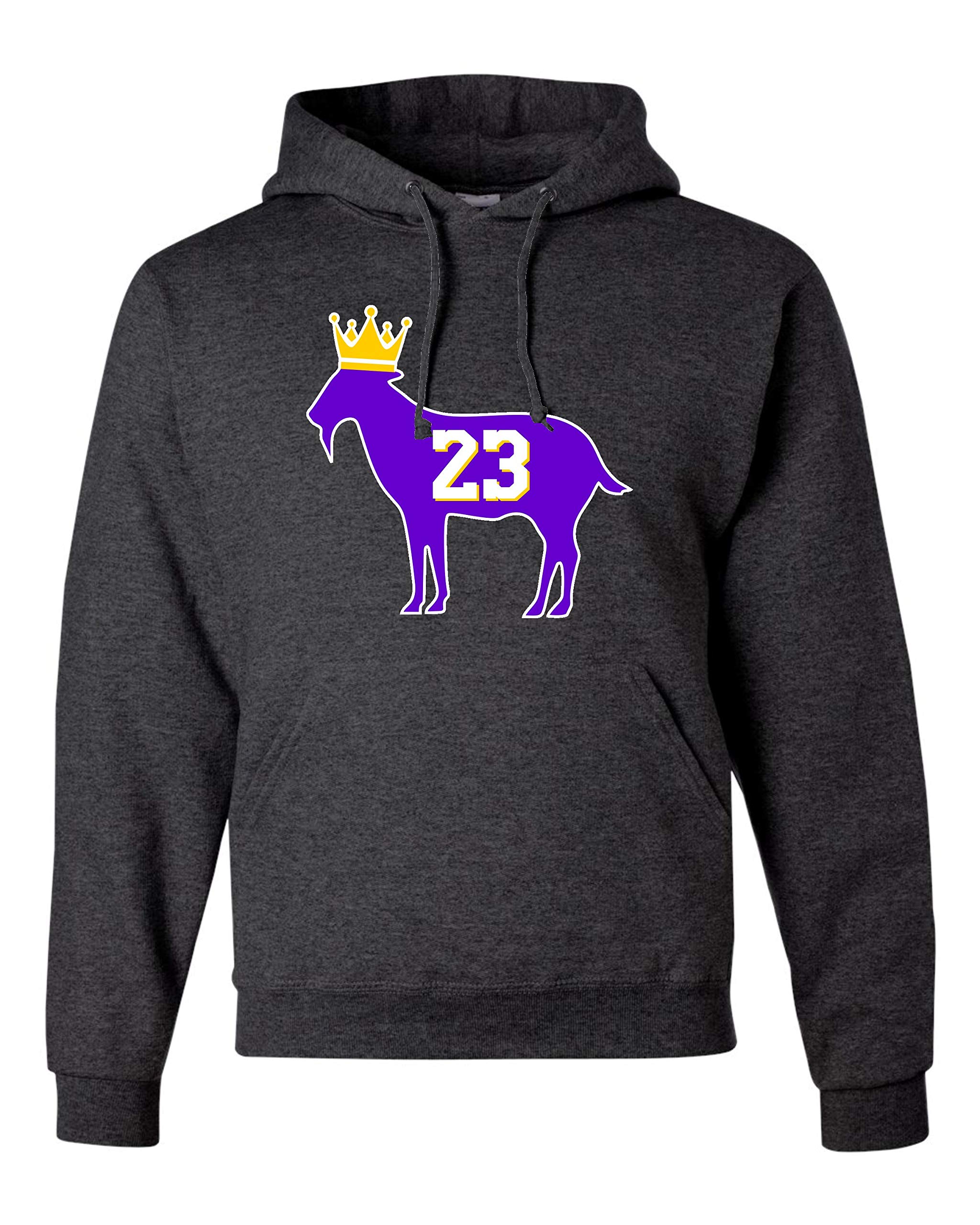 James G.O.A.T. King Unisex Hoodie Sweatshirt - Soft & Comfortable Pullover for Men & Women - Perfect for Casual Wear, Gym, and Street Style