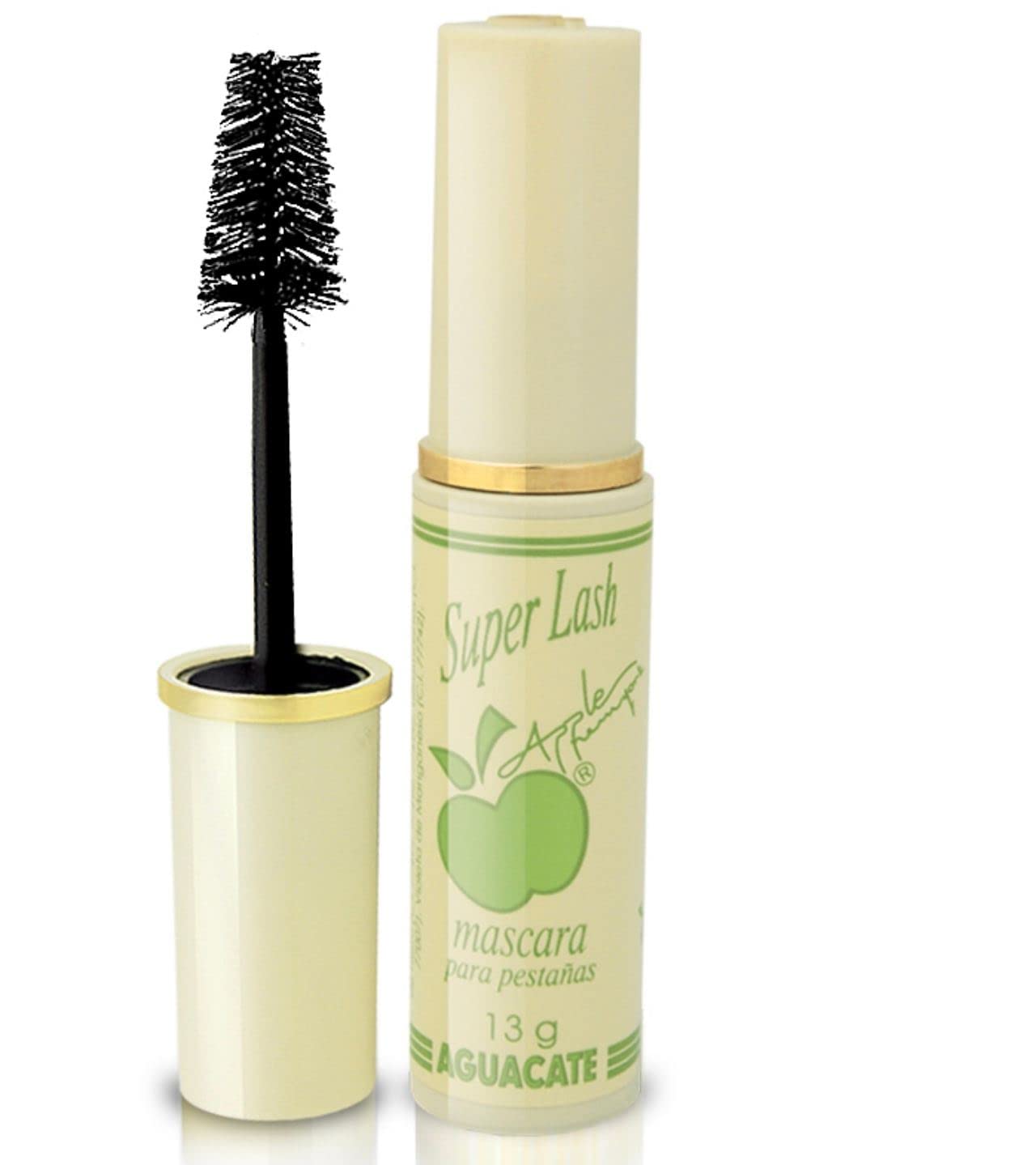 1PC Apple Super Lash Mascara with Avocado Extract - Volumizing & Lengthening Waterproof Mascara for Natural Look - Perfect for Daily Use, Party & Special Occasions