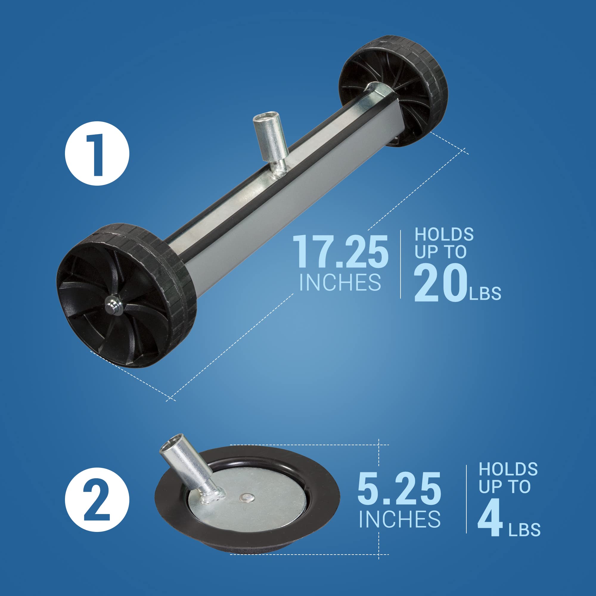 Quick-Release 2-in-1 Magnetic Sweeper Kit - 14