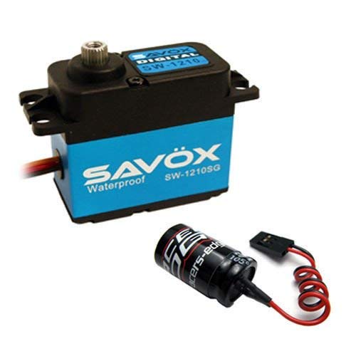 Savox 1210SG High-Torque Digital Servo - Coreless Motor, Steel Gears, Glitch-Free Performance for RC Cars, Drones, and Robotics (Ideal for Racing & Precision Control)