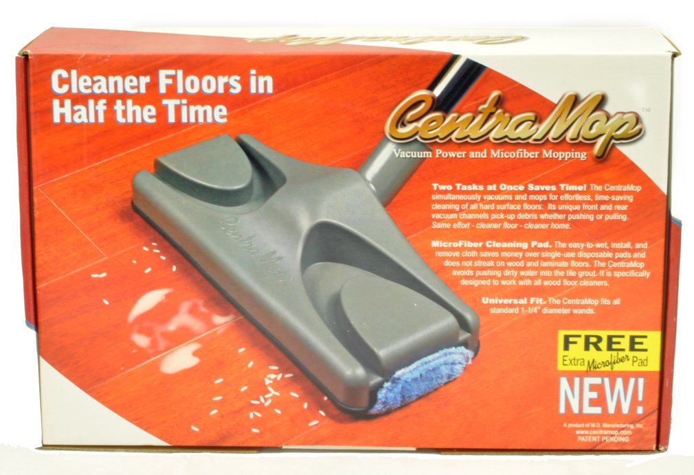 Central Vacuum Cleaner Floor Mop Attachment - Powerful Cleaning Tool for Hardwood & Tile Floors | Perfect for Home, Office & Commercial Use