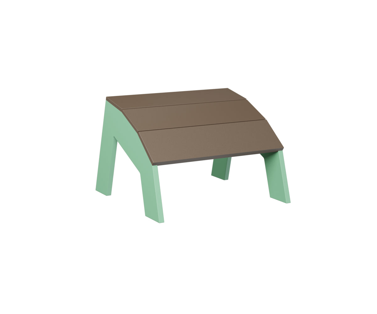 Berlin Gardens Nordic Adirondack Footstool - Outdoor Patio Furniture, Solid Wood Footrest for Garden, Deck & Poolside Relaxation