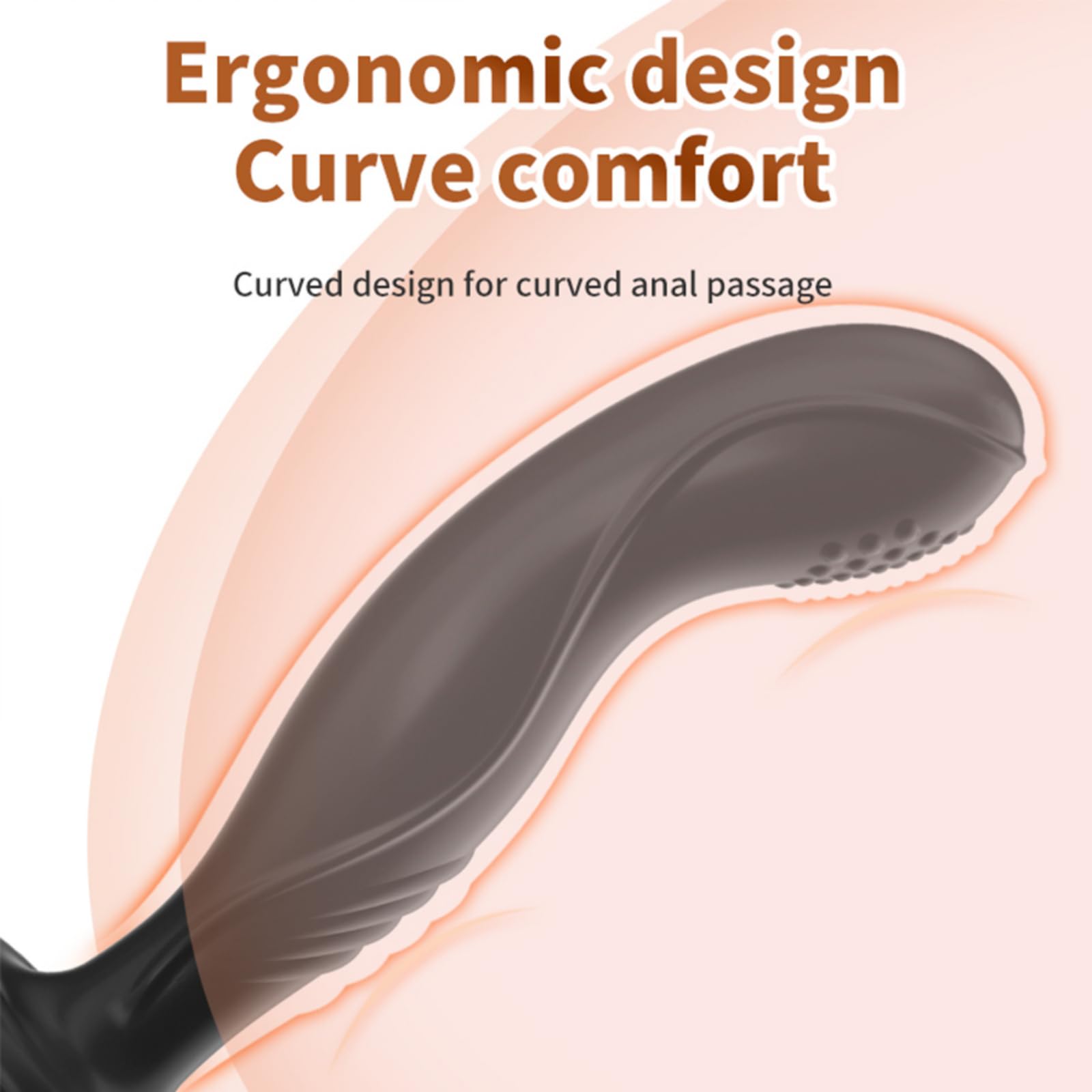 Realistic Suction Cup Dildo with Anal Plug - Dual Stimulation Sex Toy for Women & Men | Masturbation, Prostate & G-Spot Pleasure | Waterproof, Body-Safe Silicone for Shower & Bedroom Use