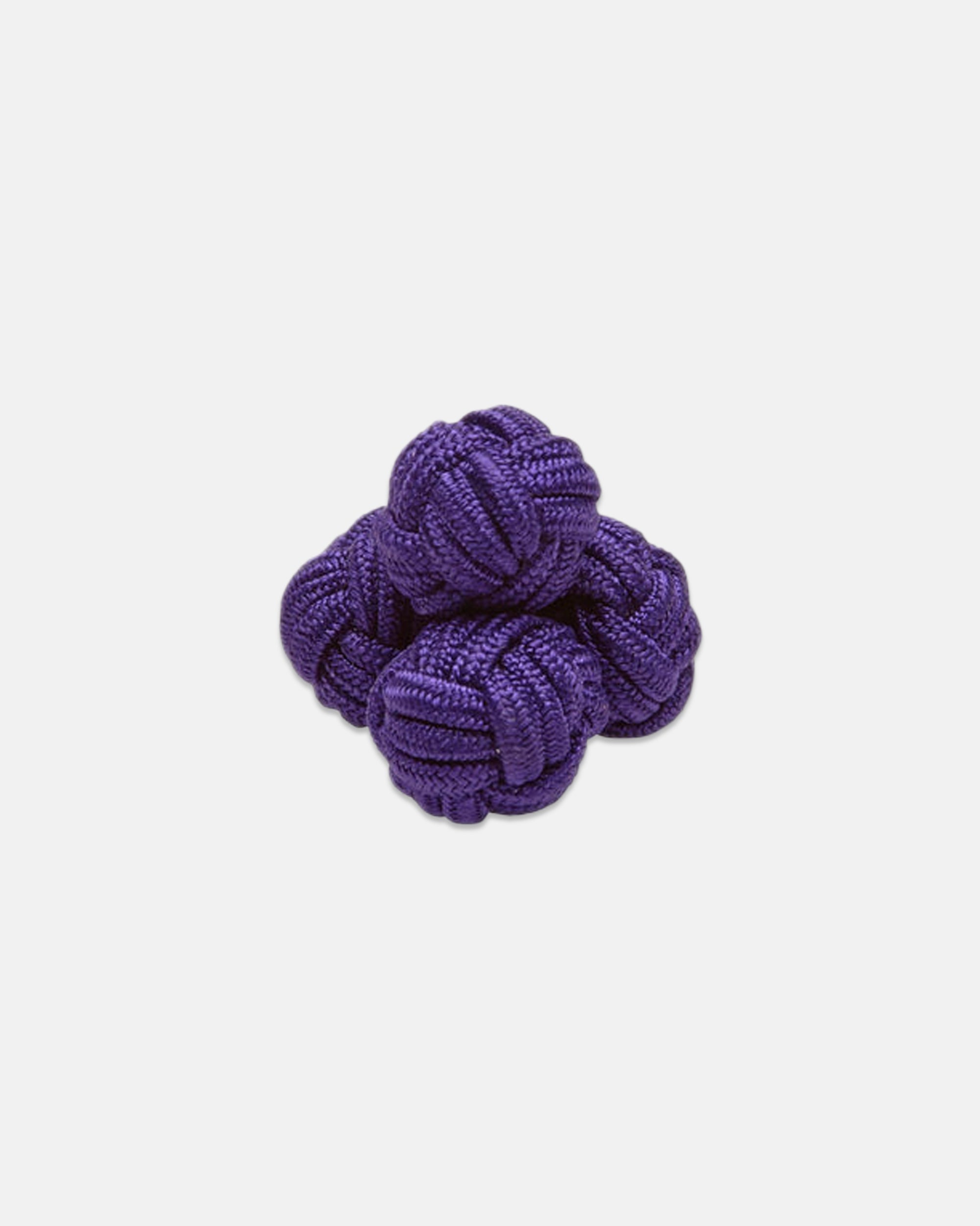 Elegant Monkey's Fist Silk Knot Cufflinks for Men - Perfect for Weddings, Business Meetings & Formal Events