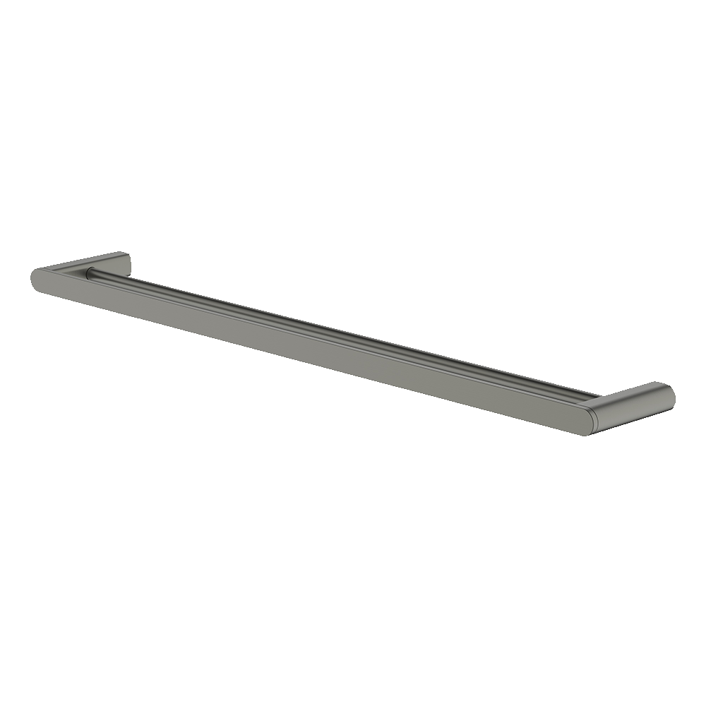 Abey Vela Double Towel Rail 30 Inch - Premium Gunmetal Bathroom Towel Holder - Perfect for Modern Bathrooms, Spas & Luxury Hotels