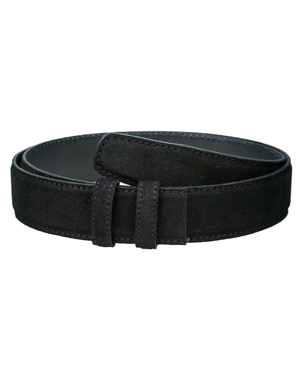 Dunhill 35mm Replacement Belt Strap - Black Suede Without Buckle | Premium Watch Band for Men's Luxury Watches | Perfect for Business, Formal & Dress Occasions