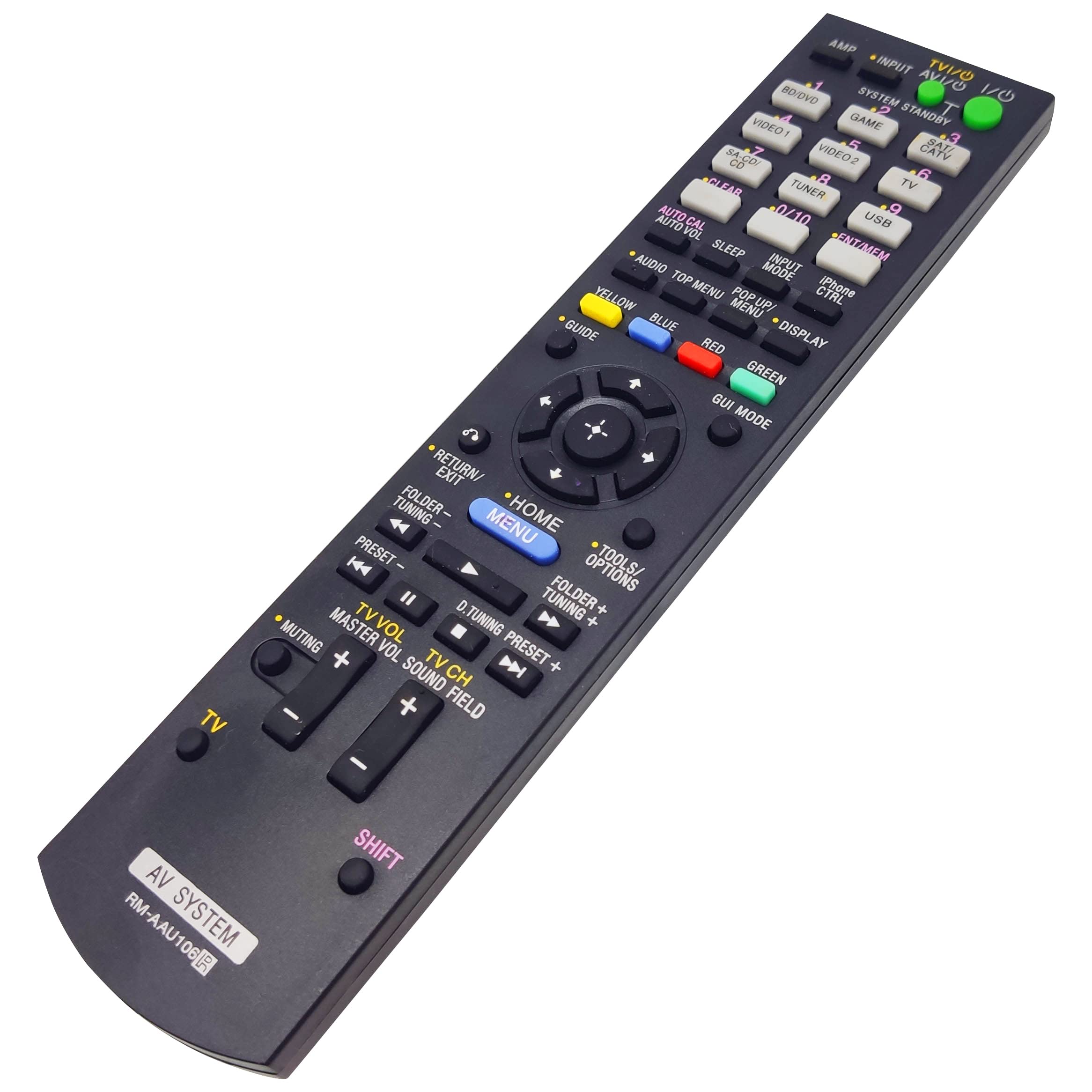 Original Sony RM-AAU106 AV Receiver Remote Control Replacement for STR-DH730, STR-DH830, STR-DH720, STR-DH720HP - Perfect for Home Theater & Entertainment Systems