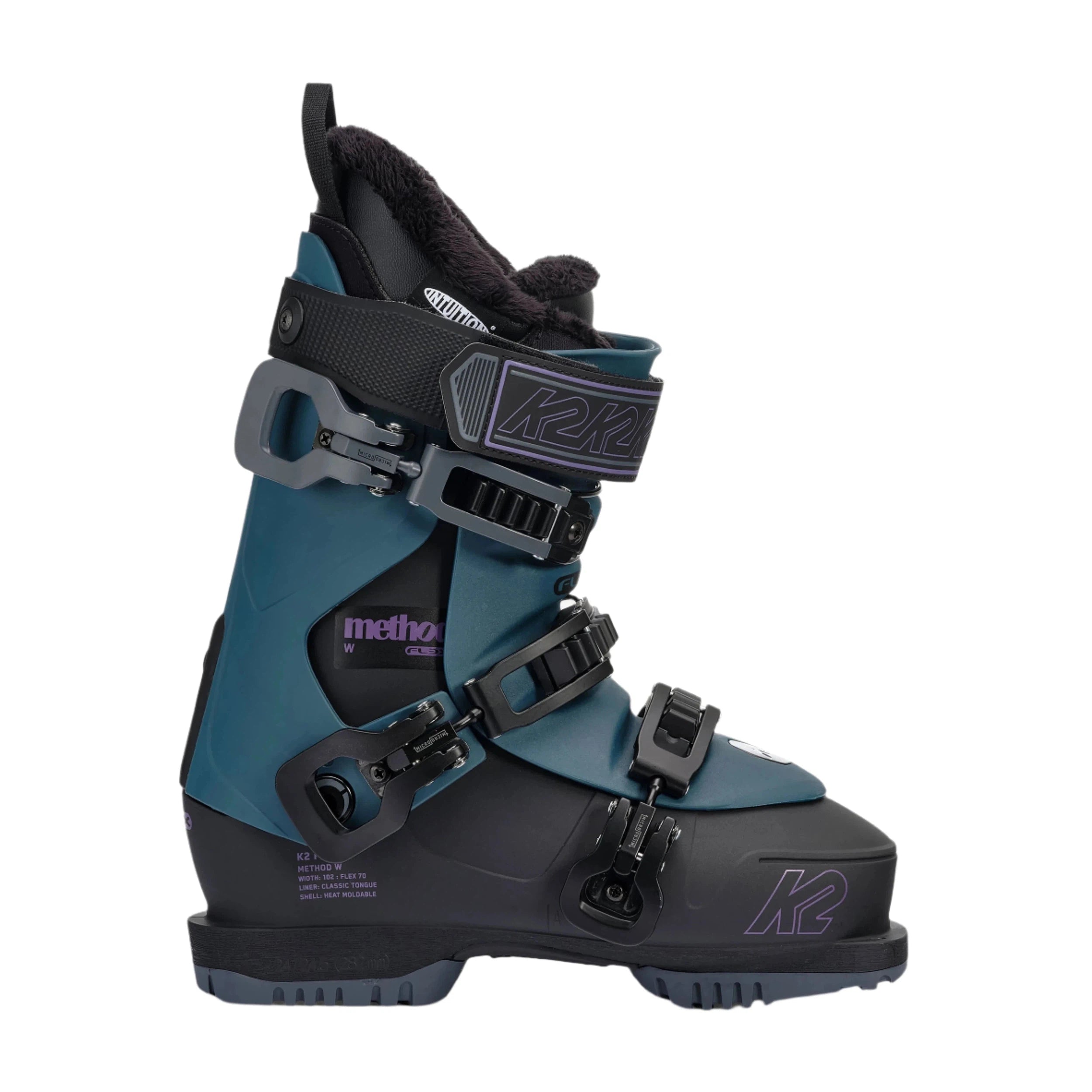 K2 Method W Ski Boots 2025 - Women's All-Mountain Ski Boots for Comfort & Performance - Perfect for Alpine Skiing & Freeride Adventures