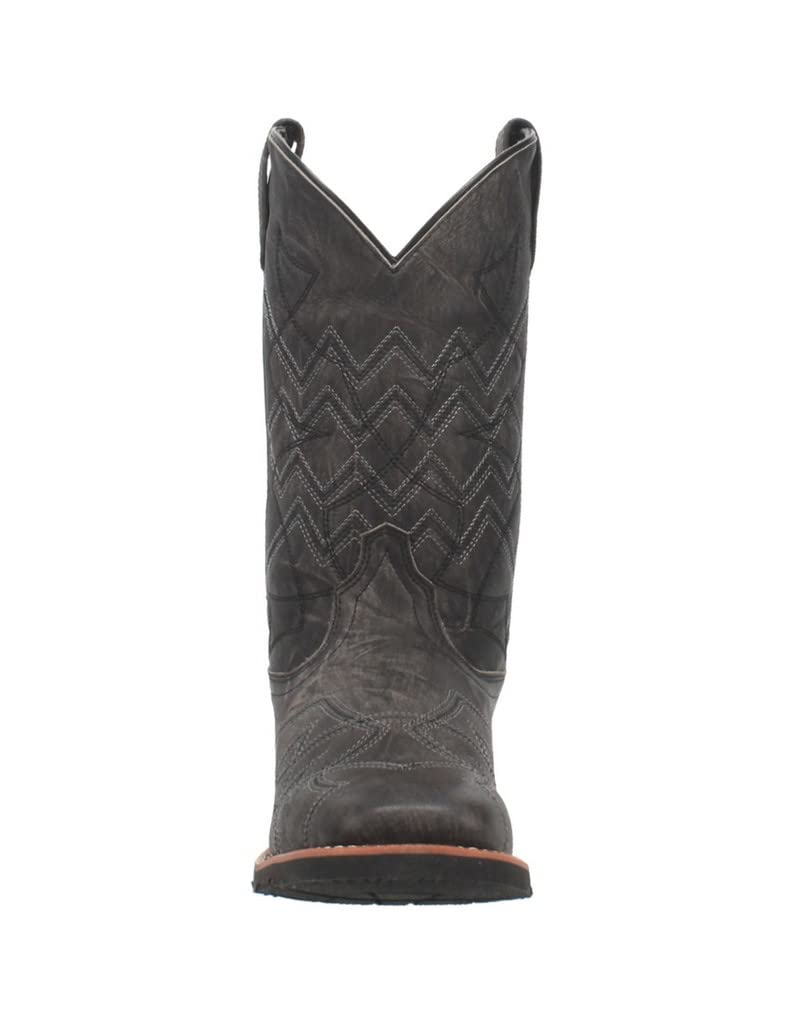 Laredo Men's Axel Cowboy Boots - Genuine Leather Western Boots in Black, Size 10.5 EW - Perfect for Rodeo, Country Dancing & Western Fashion