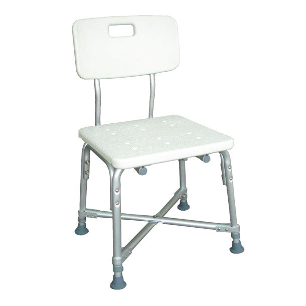 Premium Bariatric Shower Chair with Heavy-Duty Cross Frame Support - Non-Slip Seat & Adjustable Height for Elderly, Disabled & Plus-Size Users - Ideal for Bathroom Safety & Mobility Assistance