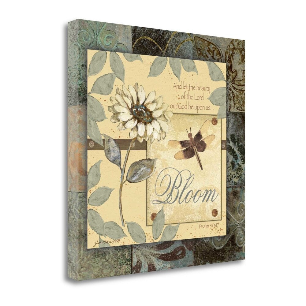 Bloom By Jo Moulton - Premium Fine Art Giclee Print on Gallery Wrapped Canvas - Ready to Hang Wall Decor for Living Room, Bedroom & Office
