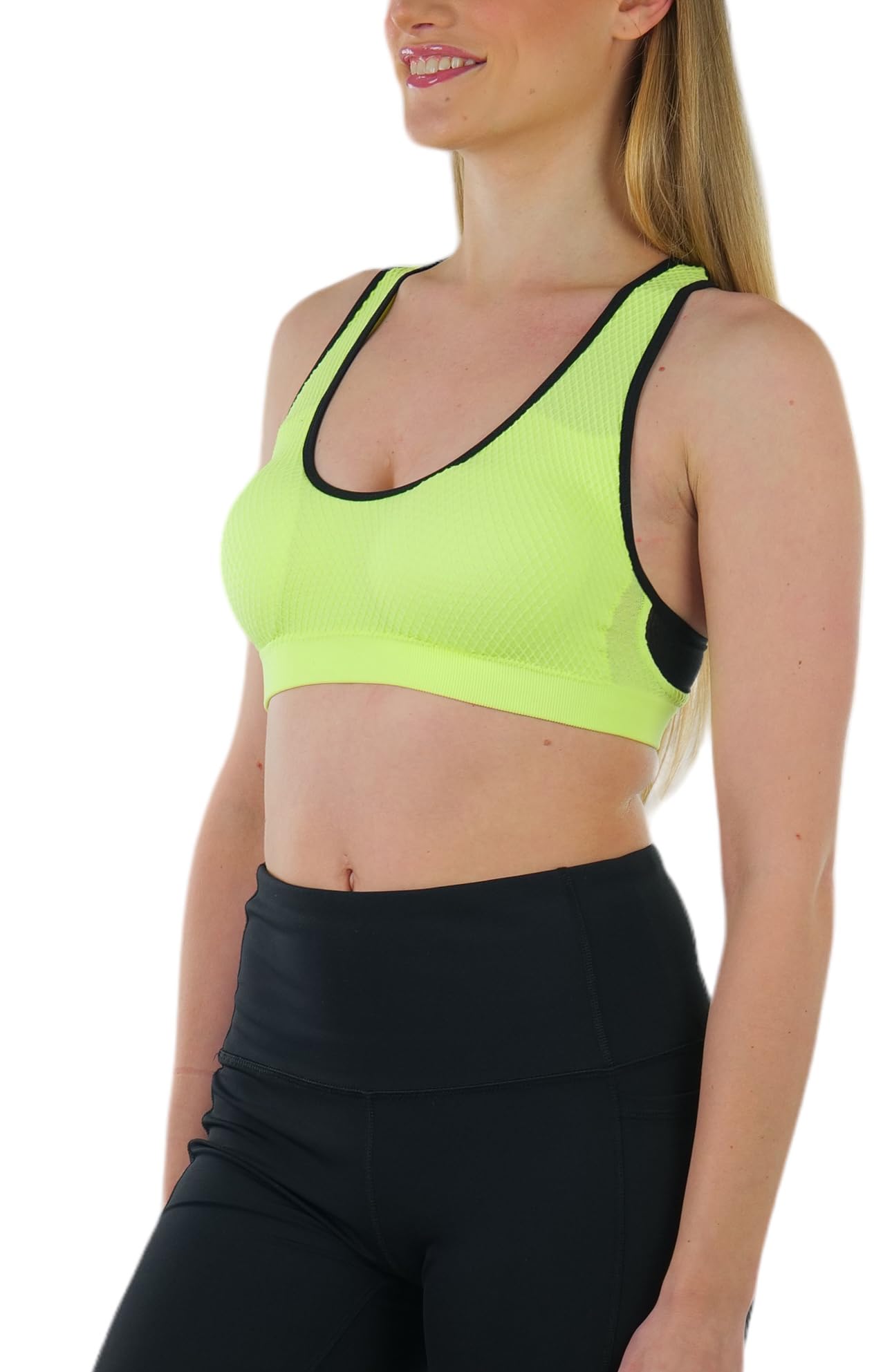 ToBeInStyle Women’s Seamless Supportive Wire-Free Sports Bras & Bralettes - Comfortable Yoga, Gym & Lounge Wear for Active Women