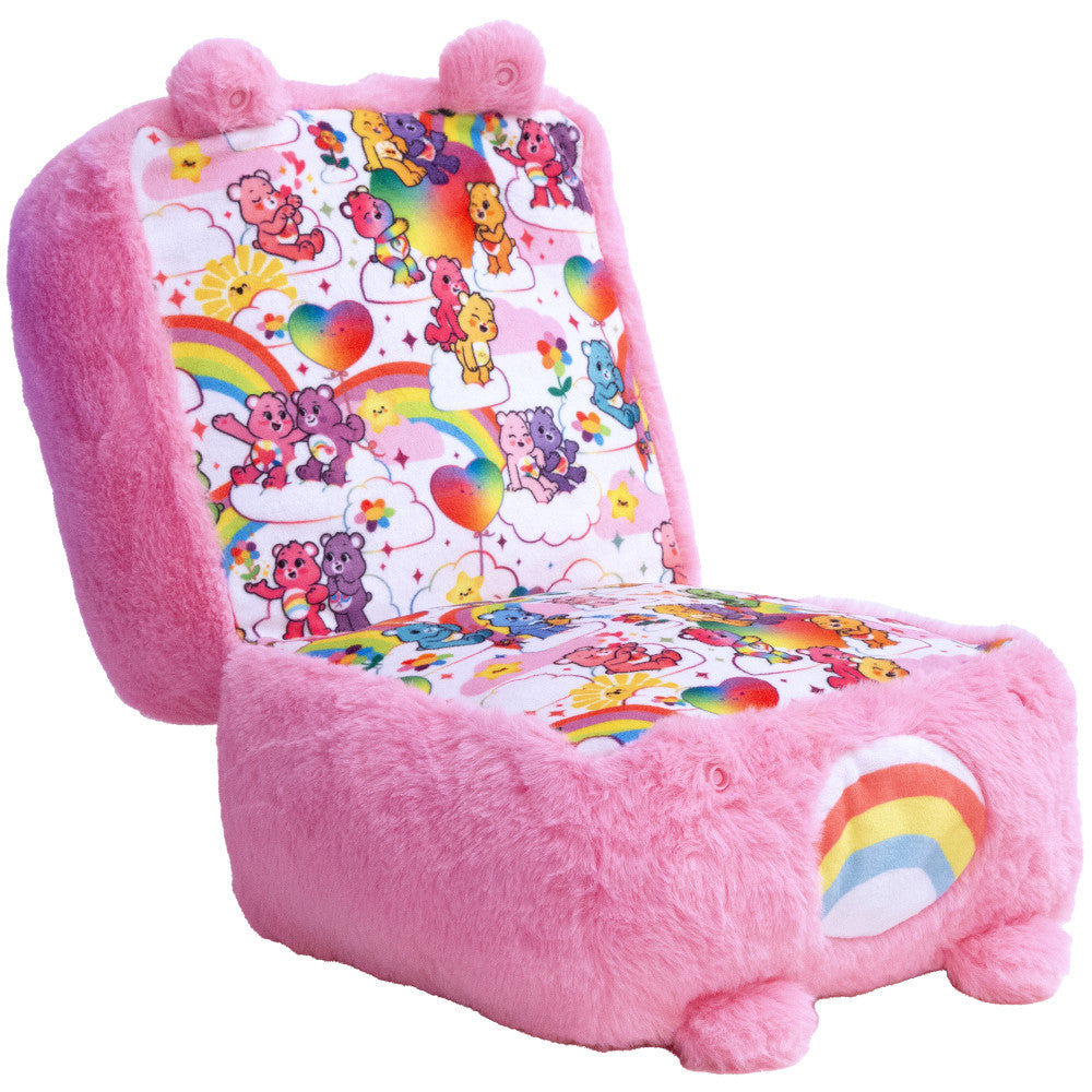 Care Bears 10 Inch Cheer Bear Happy Nappers Pop N' Play Cube - Soft Plush Stuffed Animal Toy for Kids, Perfect for Playtime, Naptime & Cuddling