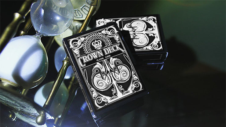 The Crown Deck BLACK Playing Cards by The Blue Crown - Premium Quality for Magic Tricks, Cardistry & Collectors