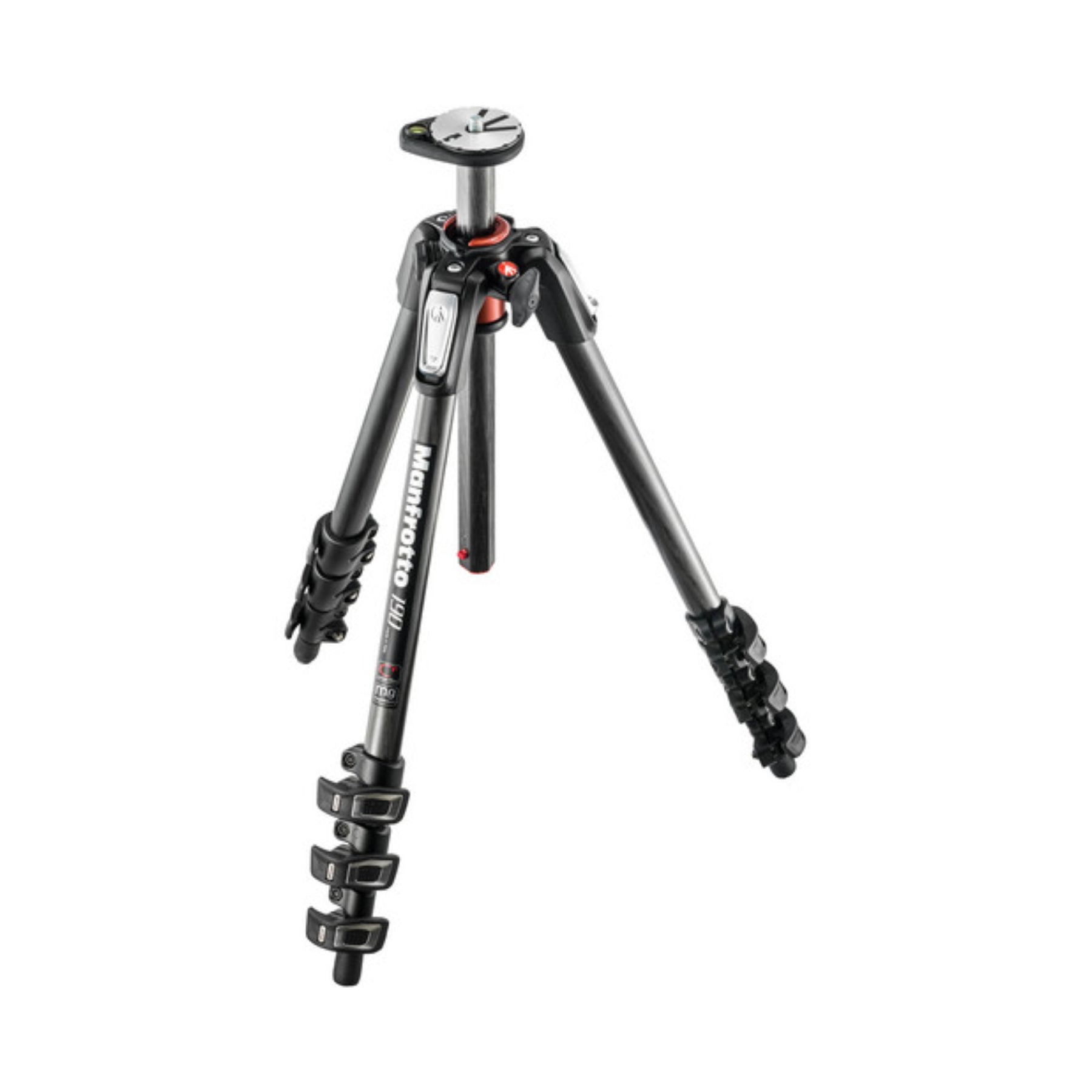 Manfrotto MT190CXPRO4 Carbon Fiber Tripod - Lightweight & Durable for Travel, Photography & Videography - Perfect for Outdoor, Studio & Professional Use