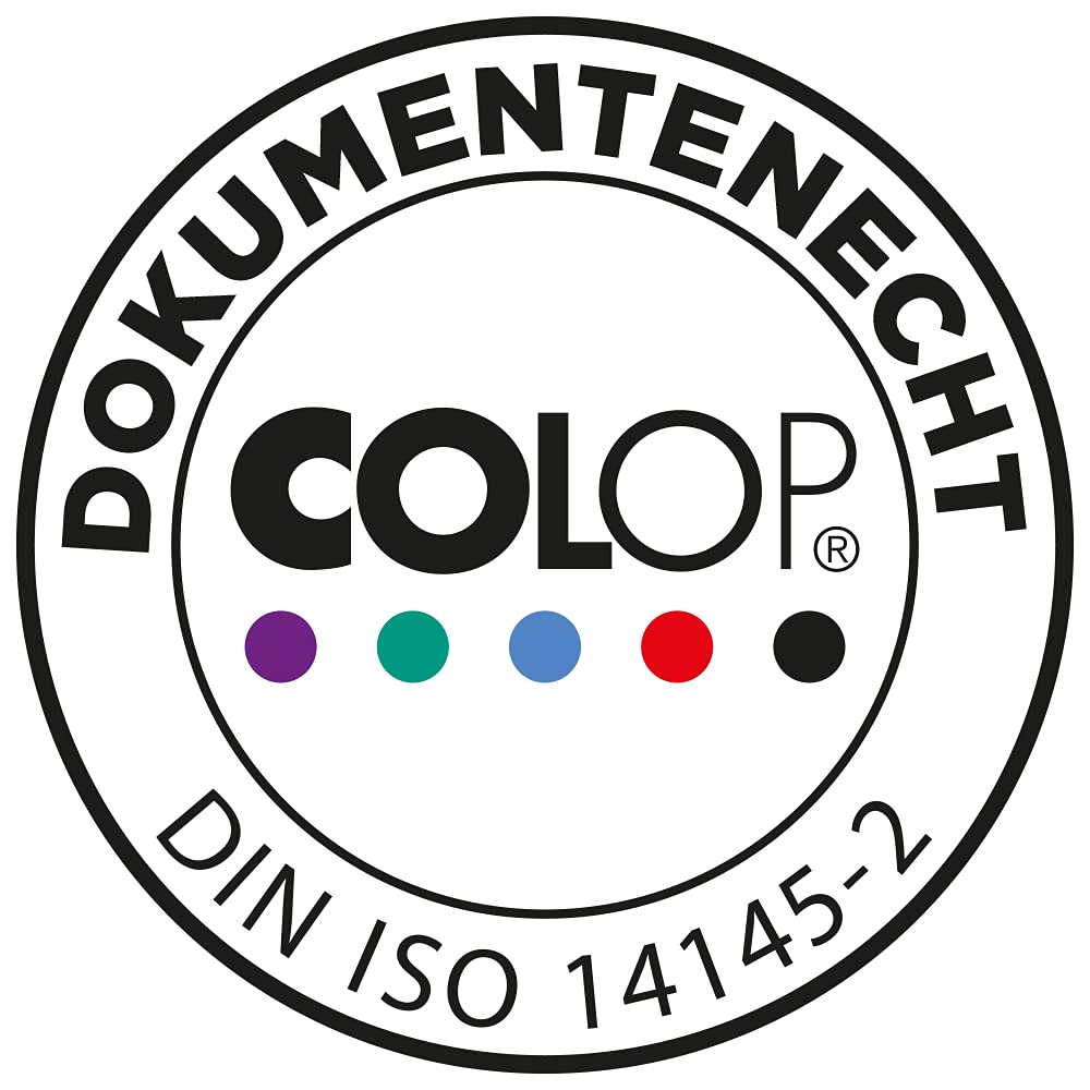 COLOP E/40 Stamp Printer Ink Refill - Double Pack, Red Ink Cartridges for Professional Stamping | Perfect for Office, Crafting, and DIY Projects