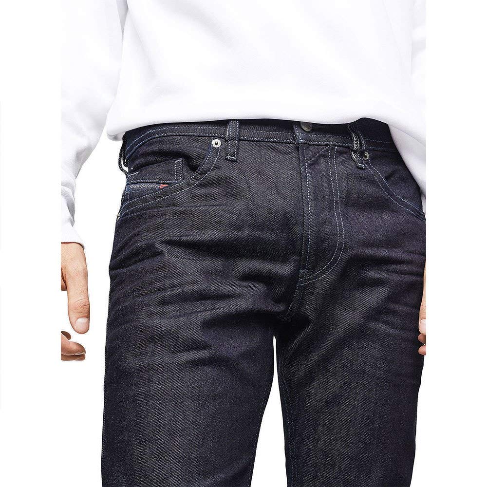 Diesel Thommer 084HN Men's Blue Jeans - Slim Fit Denim Pants for Casual Wear & Street Style
