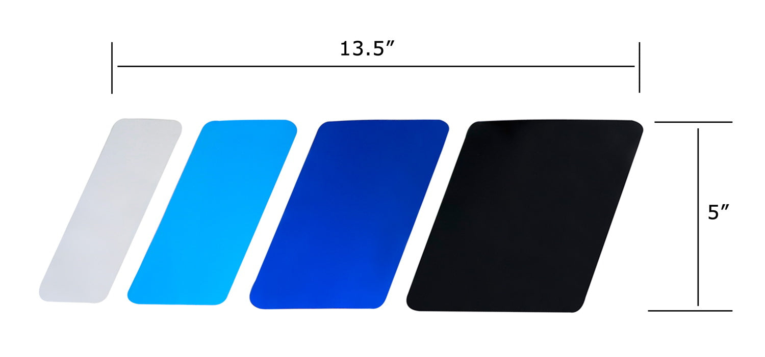13 Inch Neo Retro Style Four Wave Stripe Decal Sticker for Toyota/Lexus - Waterproof Vinyl Car Decoration for Side Door & Hood - Perfect for Customizing Sedans, SUVs and Trucks