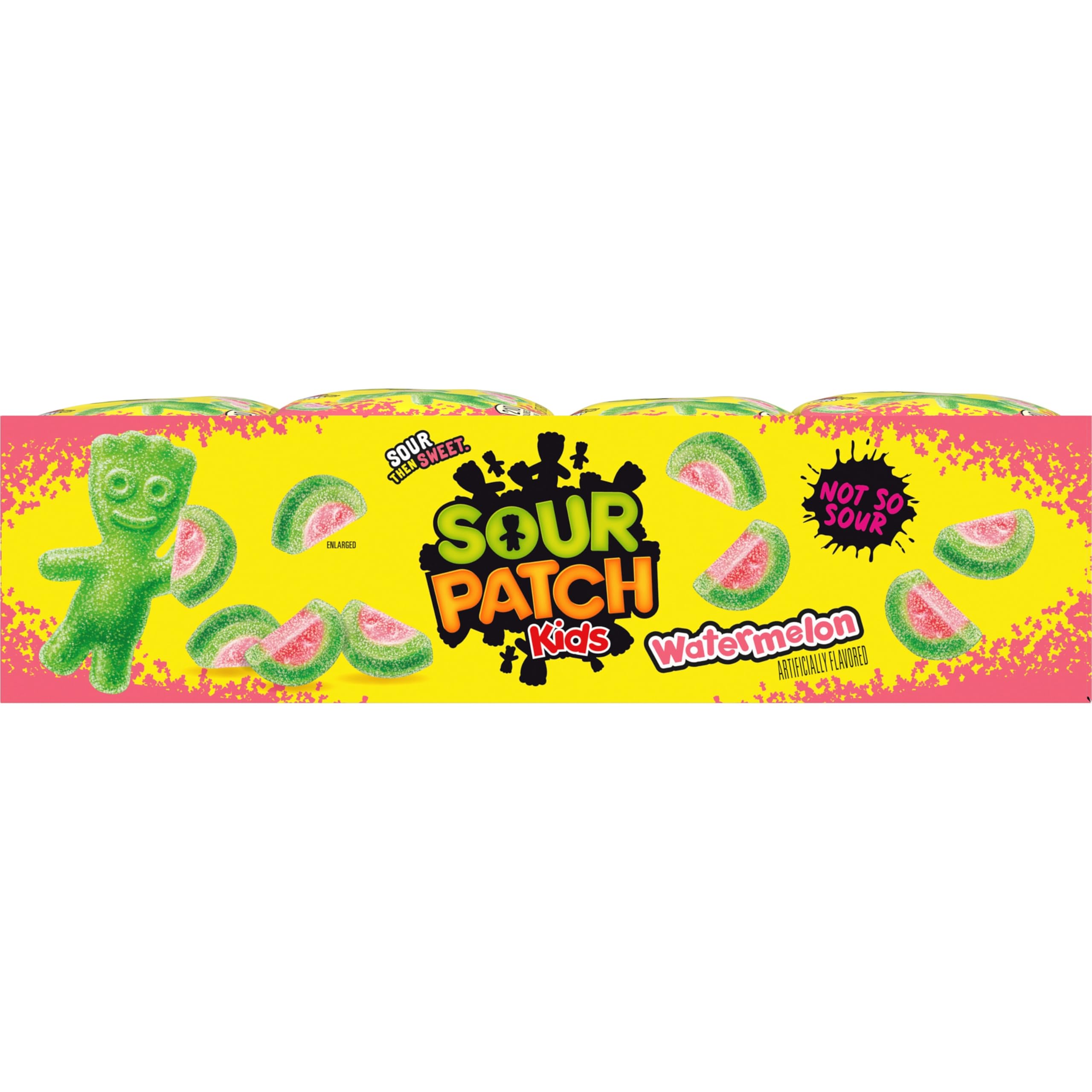 Sour Patch Kids Watermelon Soft & Chewy Candy - Bulk Pack of 24 (2 oz Bags) - Sweet & Tangy Treats for Parties, Movie Nights & Snacking
