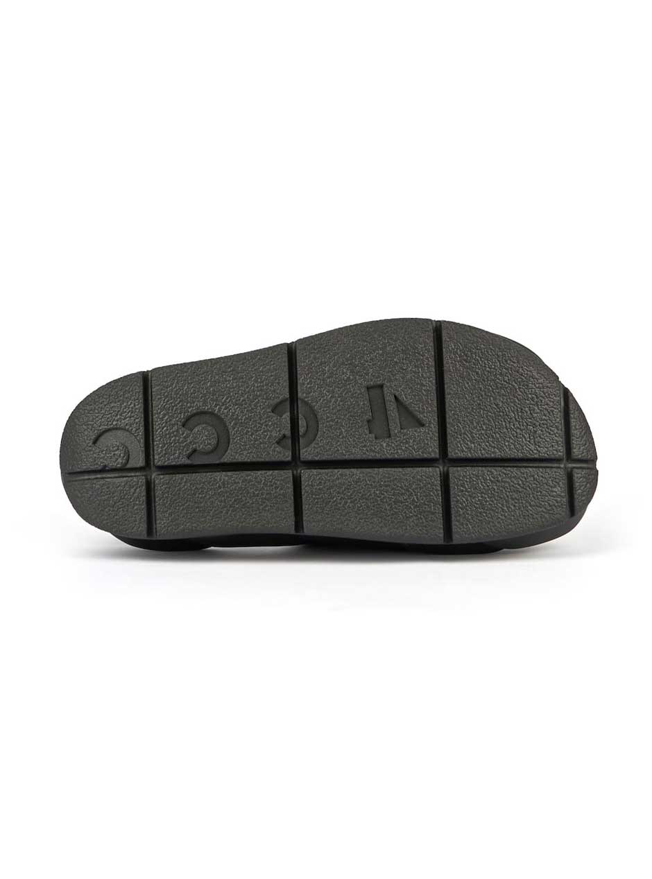 4CCCCEES Women's Mellow Glow Comfortable Summer Sandals - Black | Casual Walking, Beach Vacation & Outdoor Activities