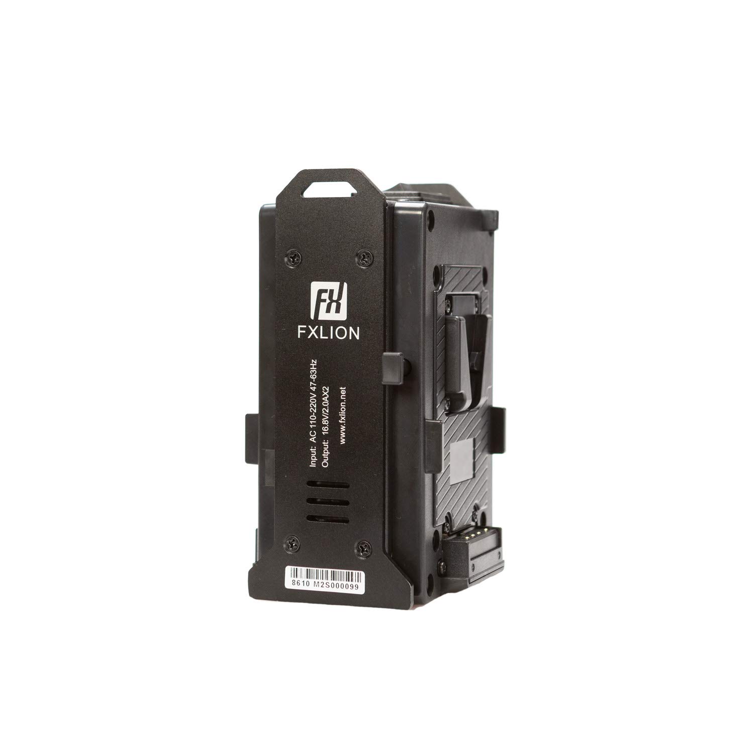 SONGING FXLION Mini 2-Channel V Mount Battery Charger FX-M2S - Dual 2A Output Fast Charging for Camera Batteries - Perfect for DSLR, Mirrorless & Video Production On-The-Go