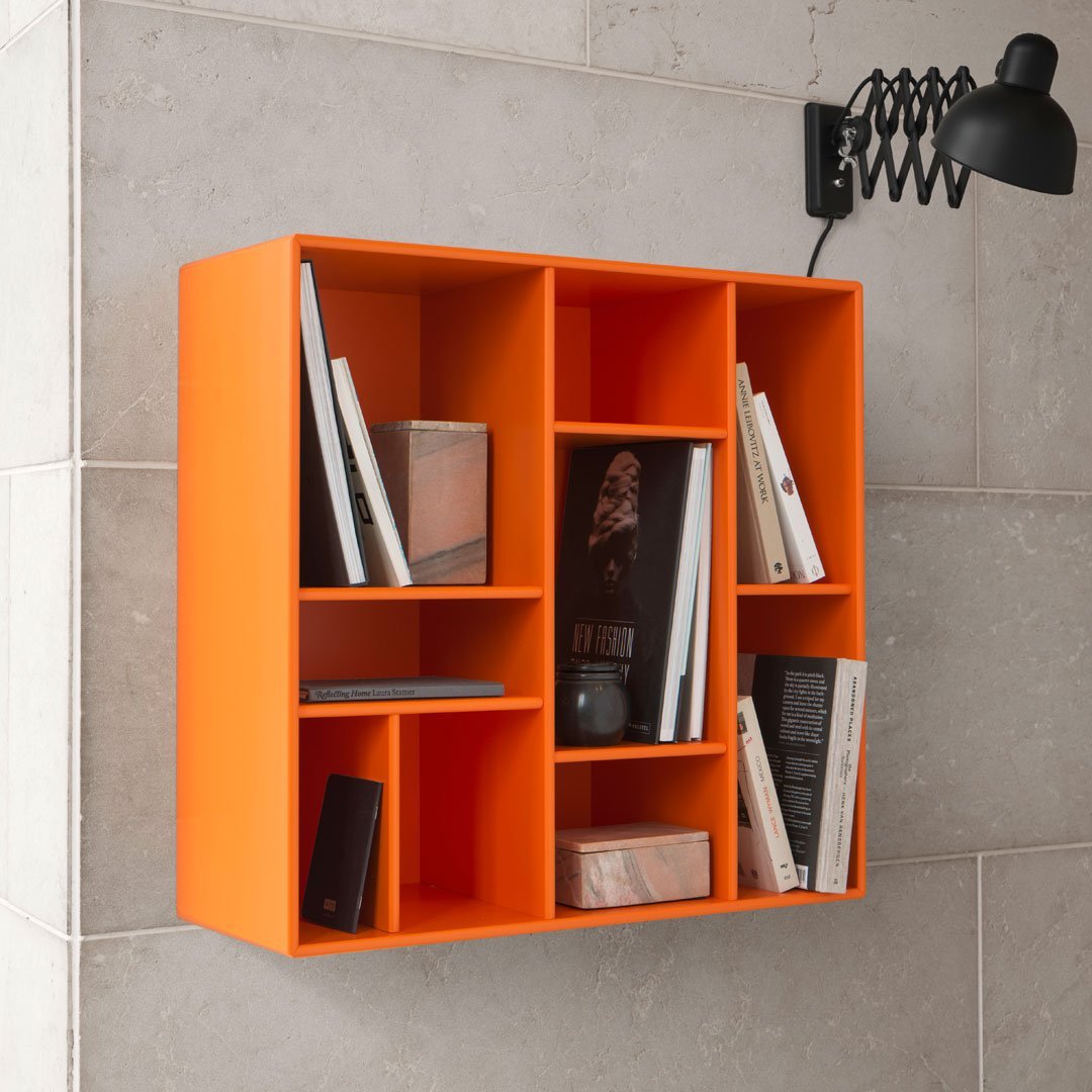 Wall Mounted Bookshelf - Space Saving Floating Shelf for Living Room, Bedroom & Office - Modern Wooden Bookshelf Organizer for Home Decor & Storage