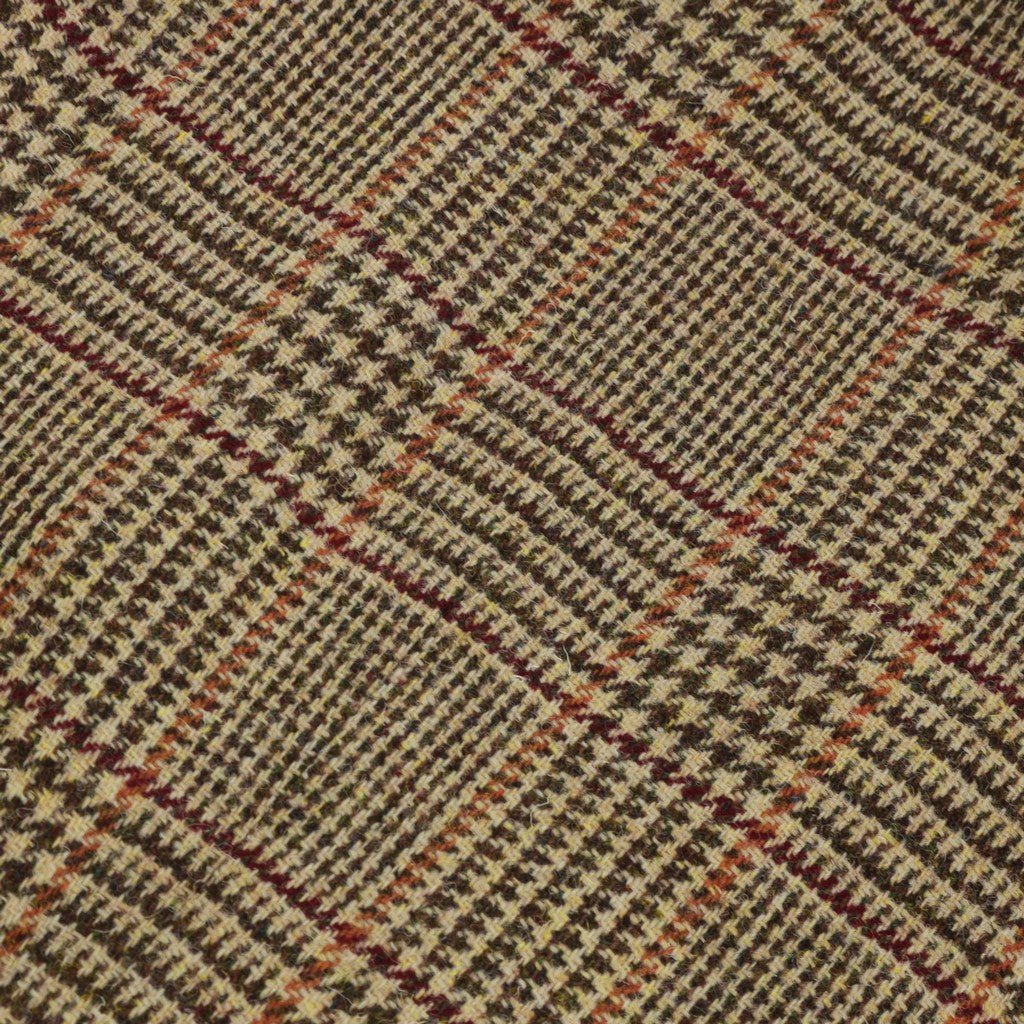 Beaucaire x Harris Tweed Classic Tan Blazer for Men | Premium Wool Jacket for Business, Office & Formal Occasions