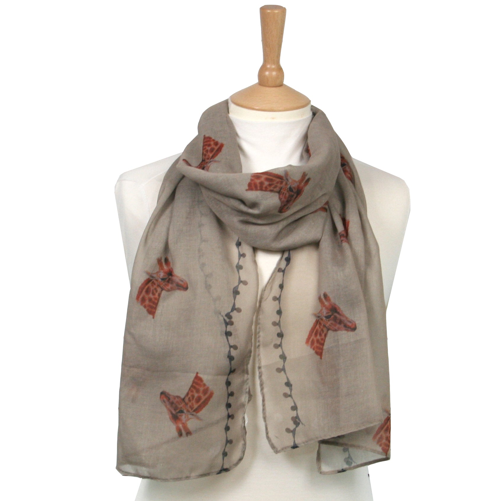 Exclusive Limited Edition Giraffe Print Fashion Scarf - Soft Winter Accessory for Women & Men - Perfect for Cold Weather, Gift Giving & Holiday Outfits