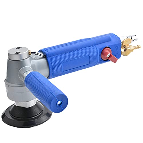 3 Inch Pneumatic Water Mill Wet Polisher - Professional Air Wet Sander for Stone, Concrete & Tile Polishing - Perfect for Countertops, Floors & DIY Projects