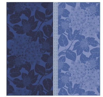 Blue Hydrangea Napkins Set of 4 - Premium Cotton Linen Dinner Napkins for Wedding, Party, and Home Decor